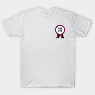 Paid Rent - Adulting Award T-Shirt